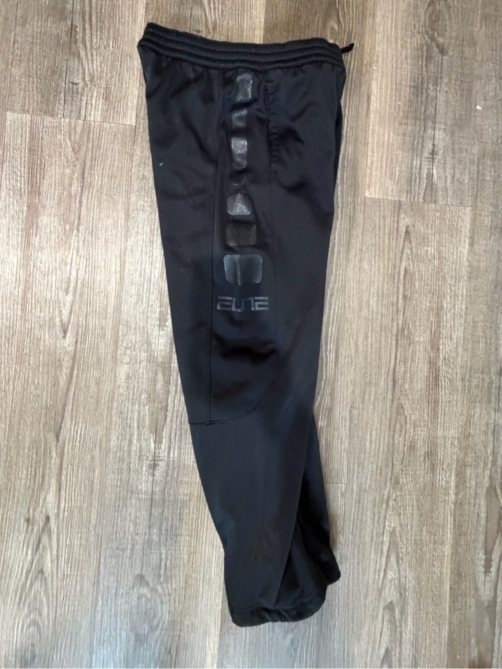 Nike Black Kids Joggers with Gloss Side Panels